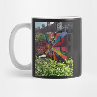 New York Colorful Mural Sailor Kissing Mug